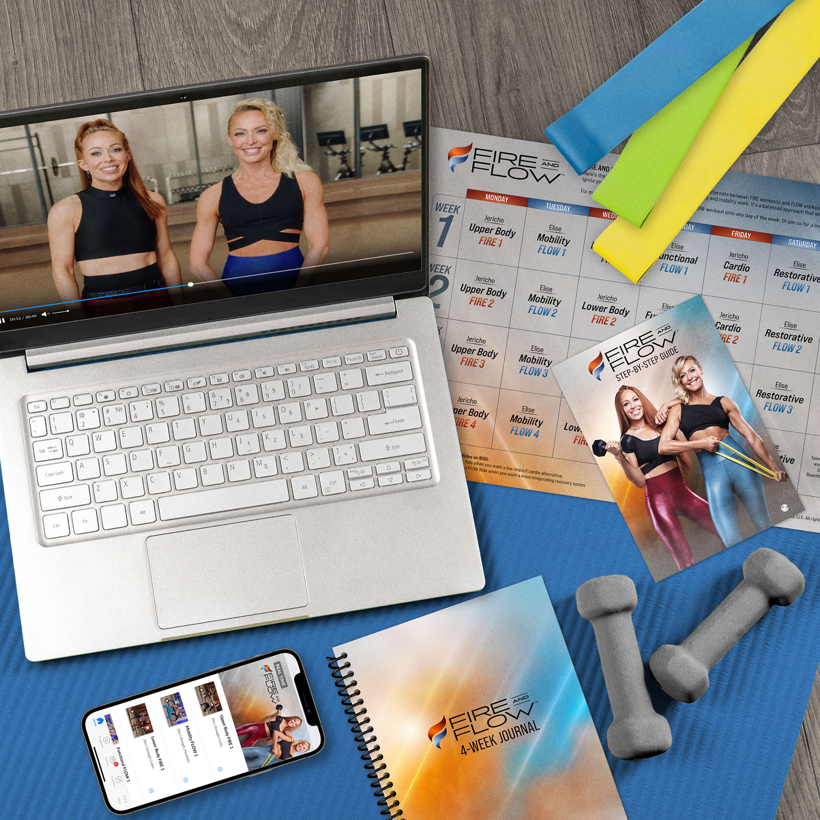 Fire and Flow - Cardio and Restorative Workout Program